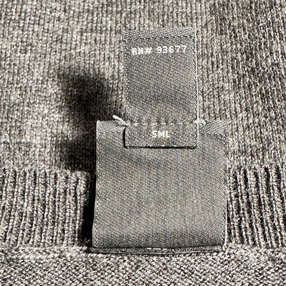 Worthington Womens V-Neck Sweater Size Small Gray Cotton Blend NWT Career Preppy - Picture 4 of 11